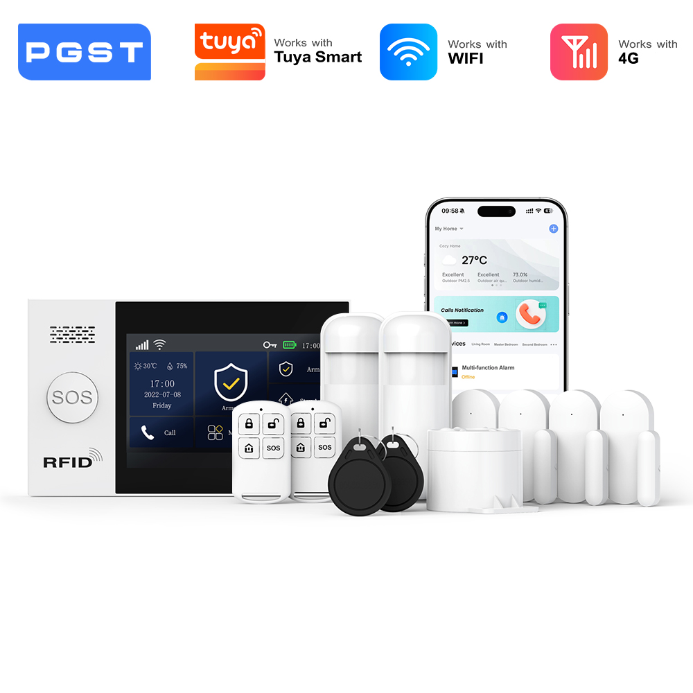 Smart Home Demo Kit - PGST system alarmowy antywłamaniowy WiFi 4G