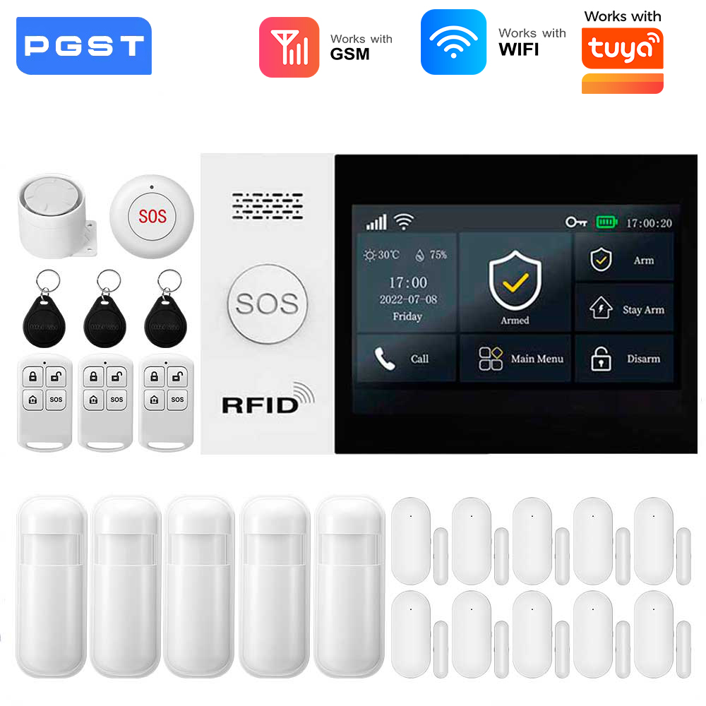 Smart Home Automation System - Inteligentny system alarmowy 2.4G WIFI GSM