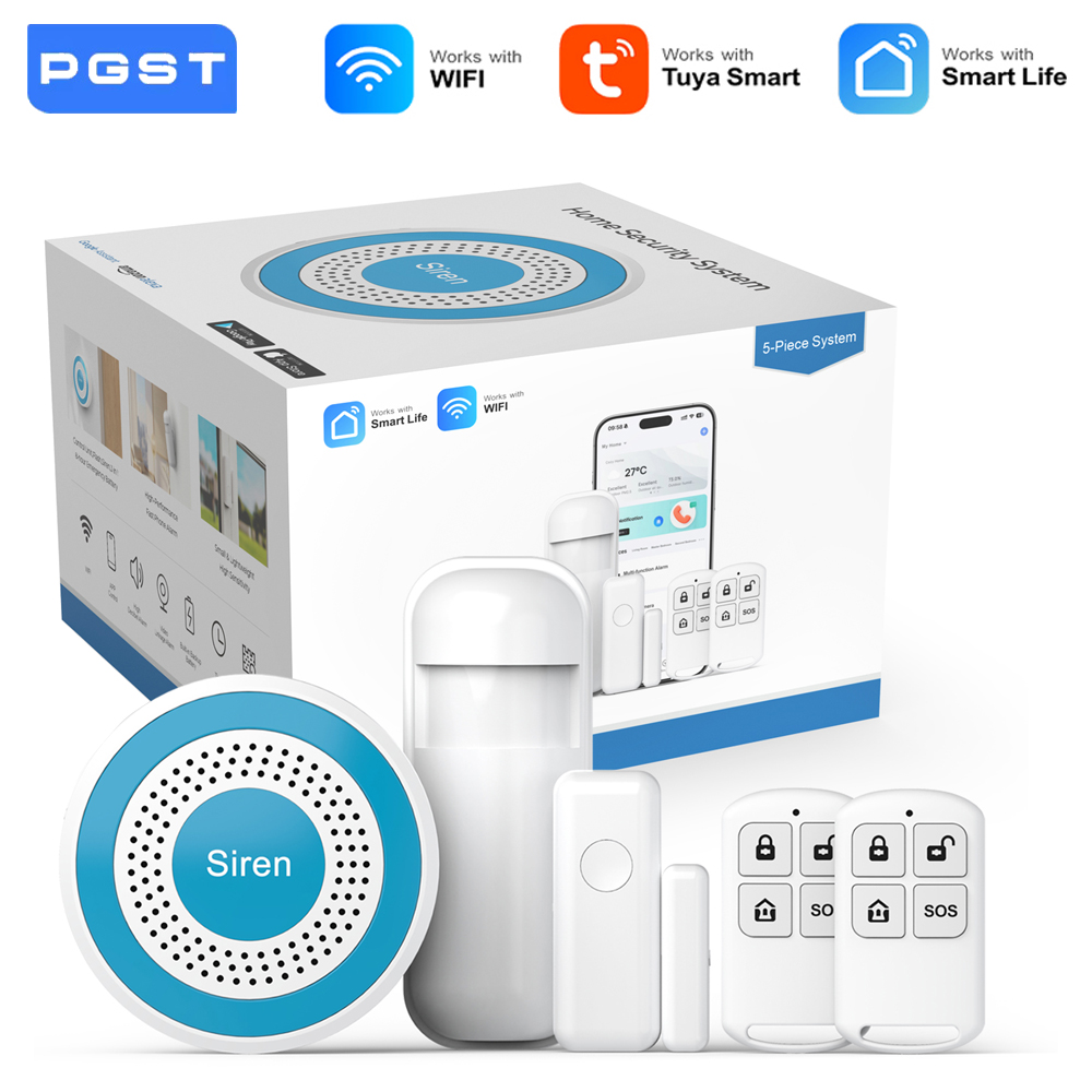 Smart Home Demo Kit - Zestaw Systemu Alarmowego PGST WiFi Smart