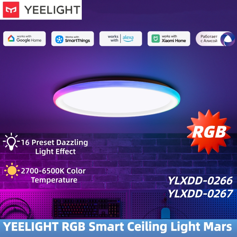 Smart Home Yeelight - Inteligentna lampa sufitowa YEELIGHT RGB Mars