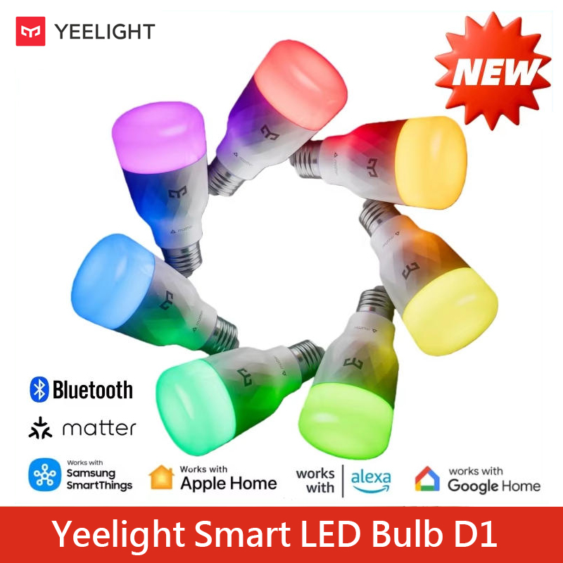 Smart Home Yeelight - Inteligentna żarówka LED Yeelight D1 E27