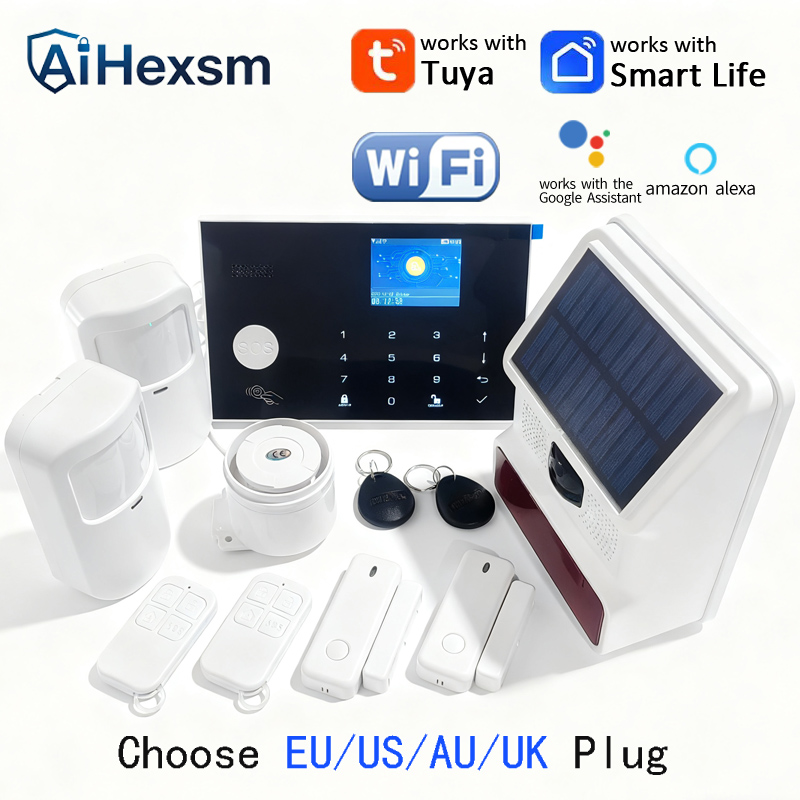 Smart Home Demo Kit - Bezprzewodowy Zewnętrzny Alarm Solarny WiFi GSM