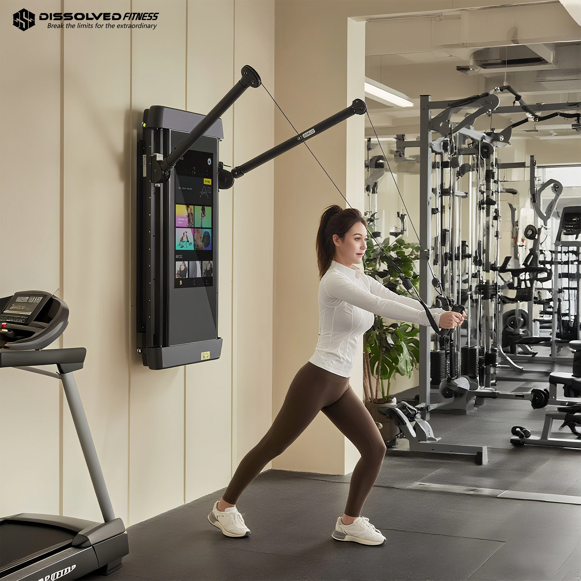 Smart Home In Us - Inteligentne lustro treningowe AI LCD, montowane