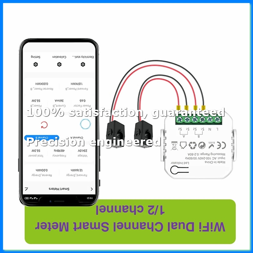 Smart Home In Us - Inteligentny miernik energii Tuya Wifi z
