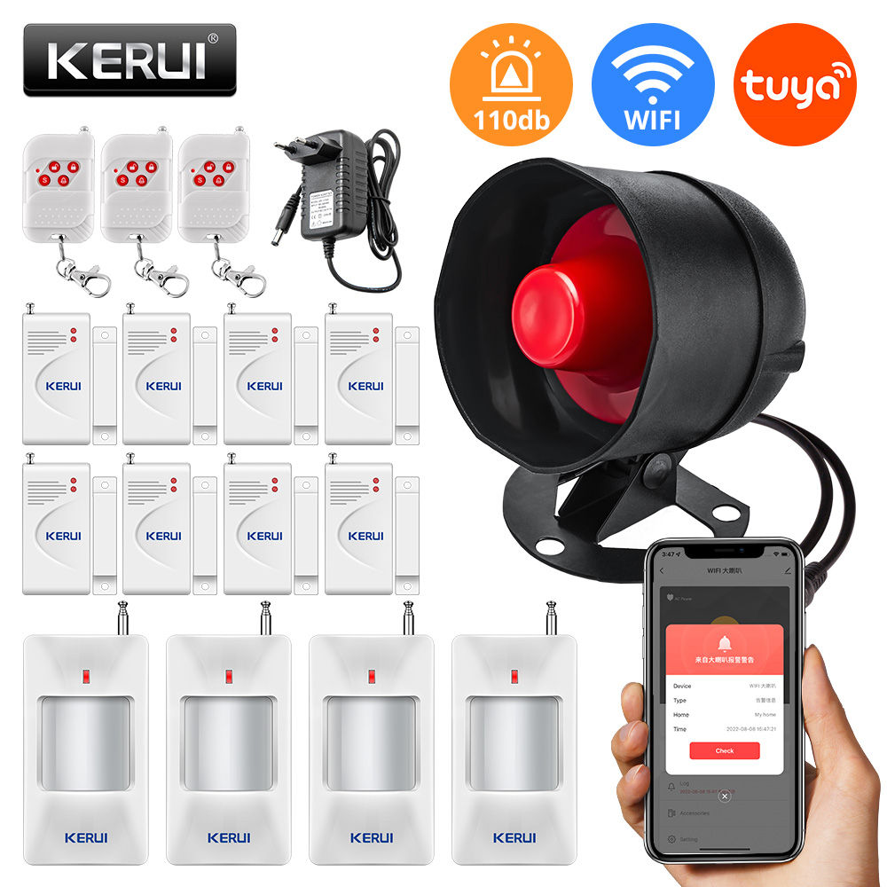 Smart Home Automation System - KERUI Tuya głośno głośnik wysoki decybel