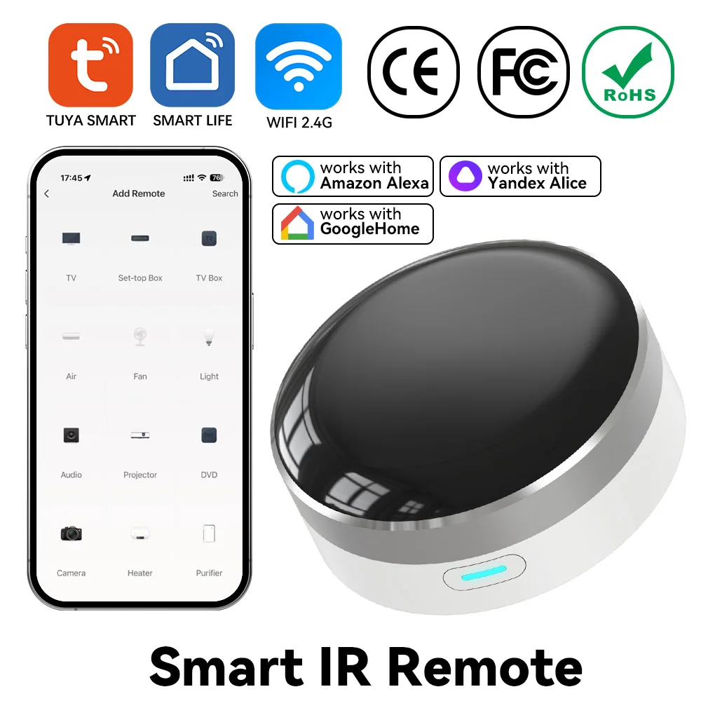 Smart Home Zentrale - YFK Uniwersalny pilot zdalnego sterowania WiFi