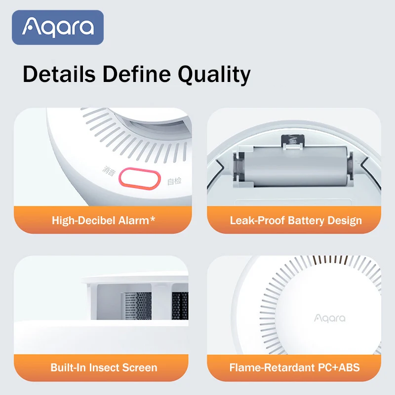 Czujnik dymu Aqara Matter, ala – Smart Smoke Detector recenzja i cena