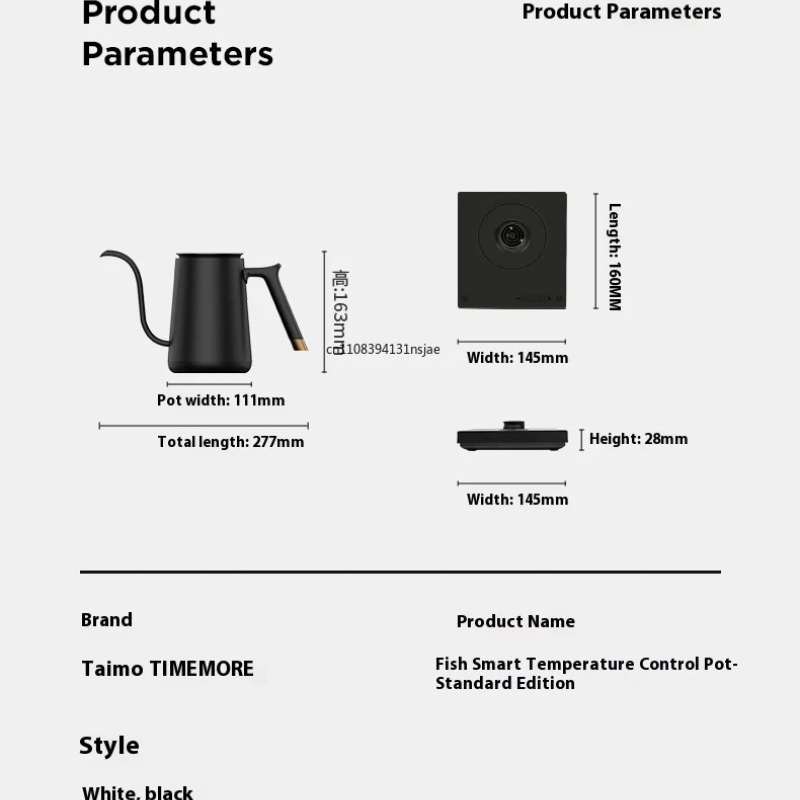 Czajnik elektryczny Timemore F – Home Smart Kettle recenzja i cena