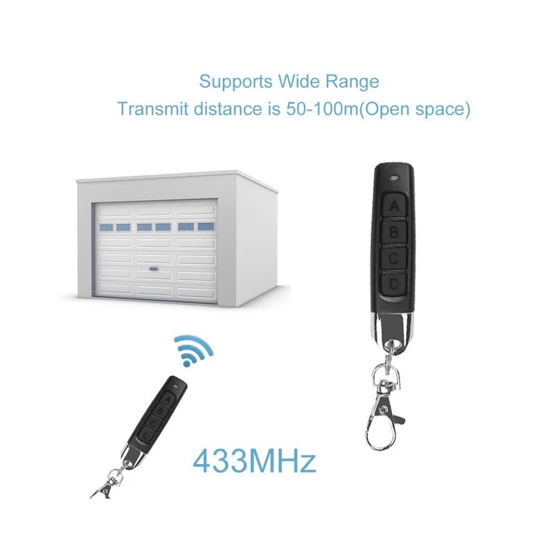 433MHZ 433.92mhz pilot do bram – Smart Home Villa recenzja i cena
