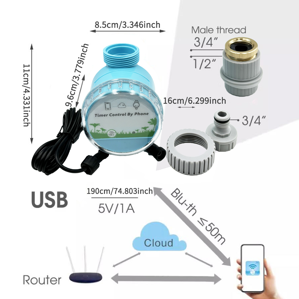 WiFi bezprzewodowy zegar wodny – Smart Home Demo Kit recenzja i cena