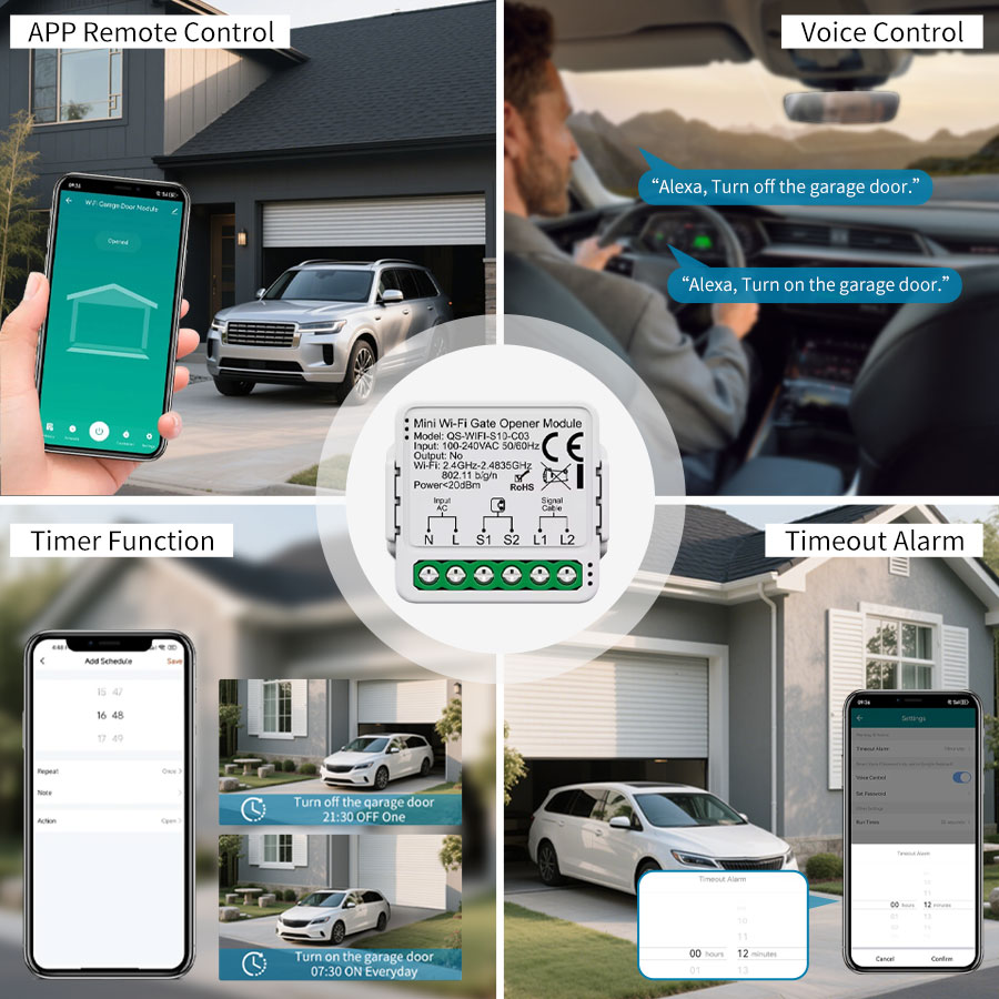 Sterownik bramy garażowej Tuya – Smart Home Villa recenzja i cena