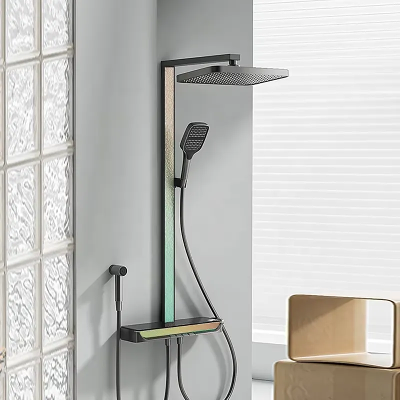 Mosiężny cyfrowy zestaw pryszn – Smart Home In Us recenzja i cena