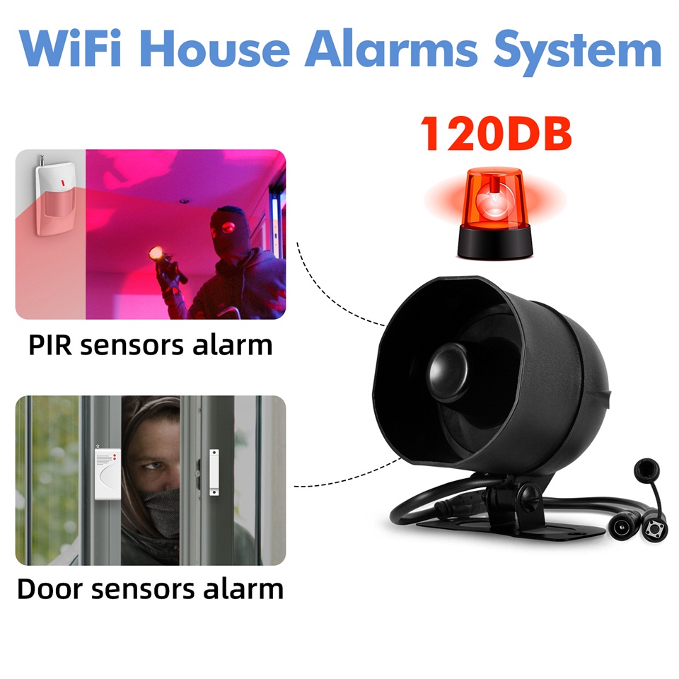 KERUI 120db syrena alarmowa Wi – Smart Home Automation System recenzja i cena