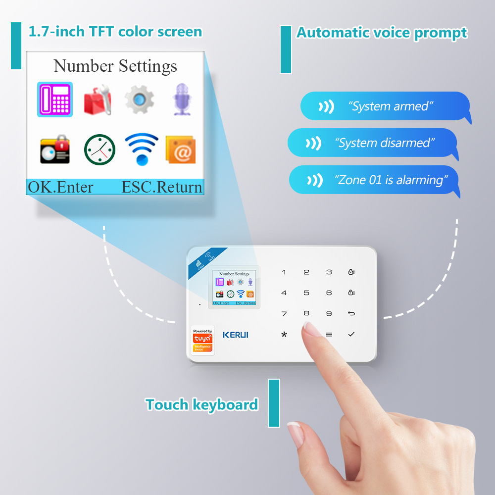 KERUI W181 System alarmowy Sec – Smart Home Automation System recenzja i cena