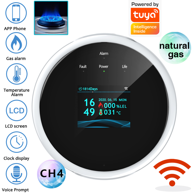 Czujnik gazu 2.4G WiFi, detekt – Smart Home Full System recenzja i cena